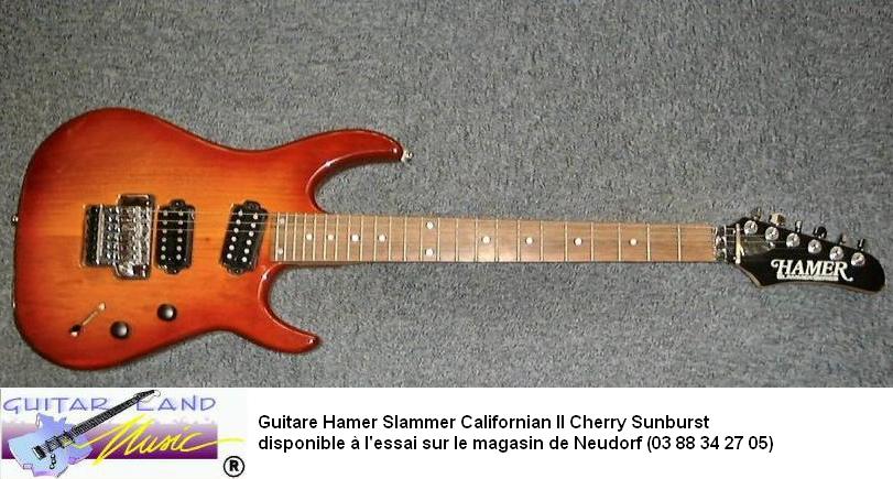 Guitare Hamer Slammer Californian II Cherry Sunburst